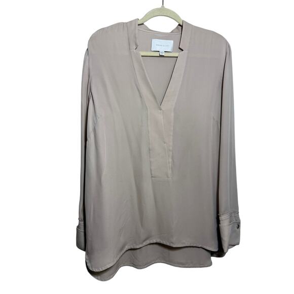 Brochu Walker Silk Long Sleeve Blouse Sz. L - Picture 1 of 7